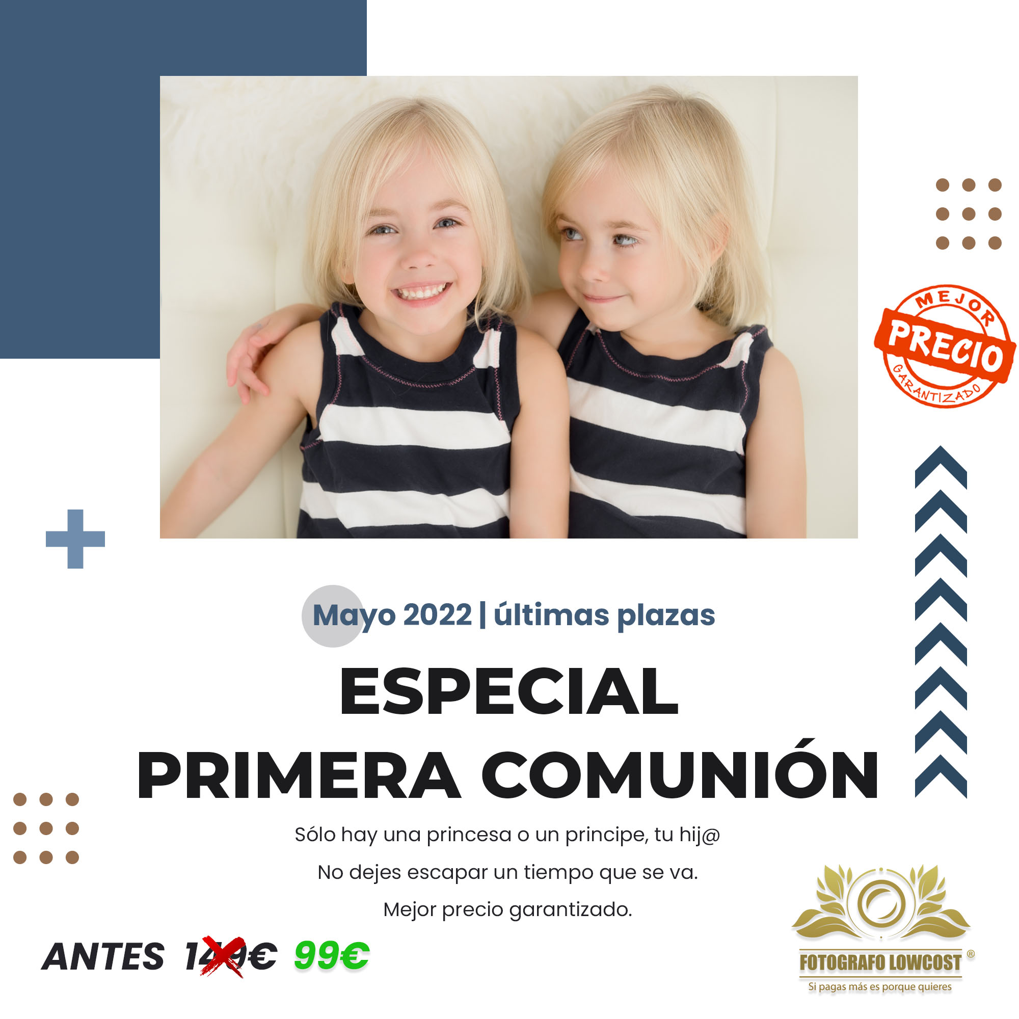 fotografo en primera comunión Guare&ntilde;a 